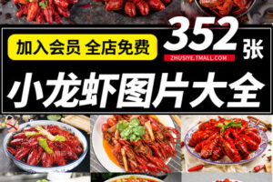 Z495小龙虾美食餐饮海报展示高清菜单品图片设计素材美团外卖烧烤排档
